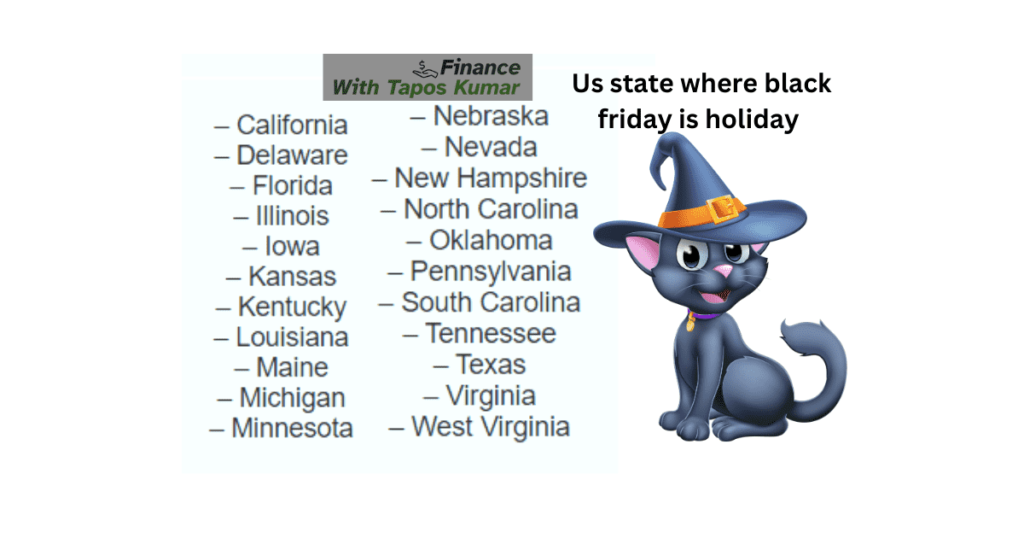 Us state where black friday is holiday in usa