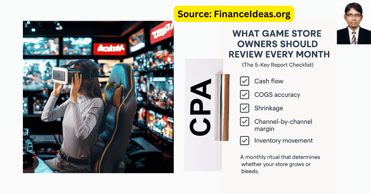 Online bookkeeping service for game stores