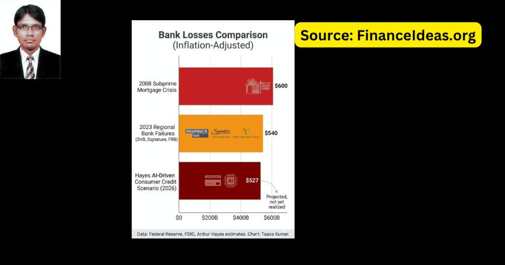 Bank Loss Comparison AI vs. 2008 vs. 2023