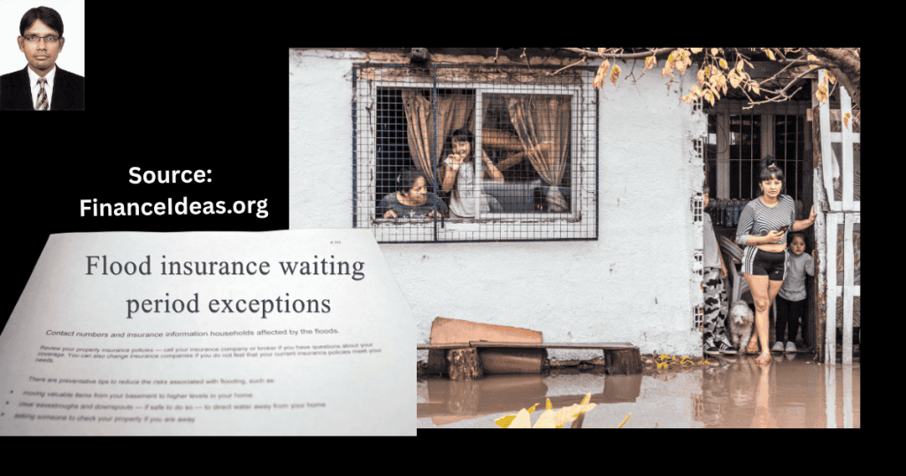 Flood insurance waiting period exceptions